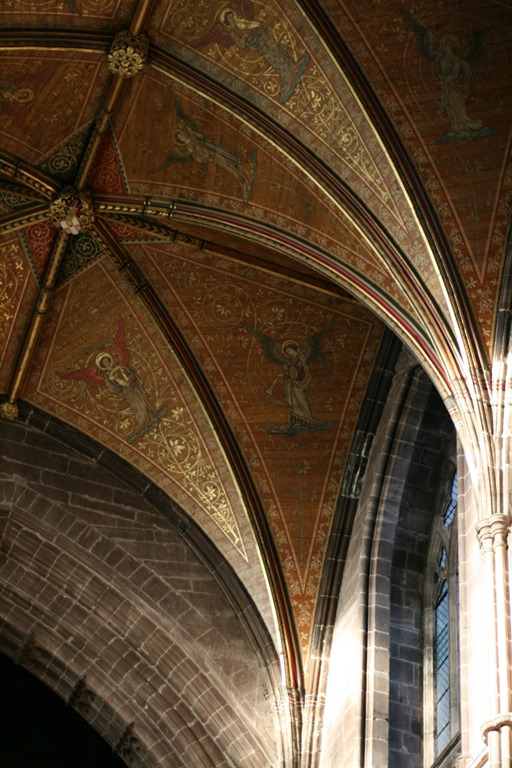 Detail of the ceiling in the East Nave