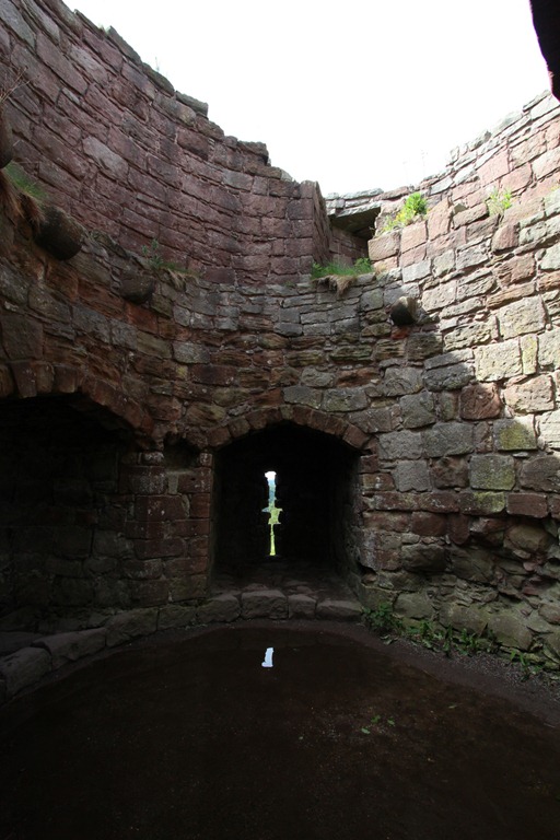 Inside the inner ward gatehouse